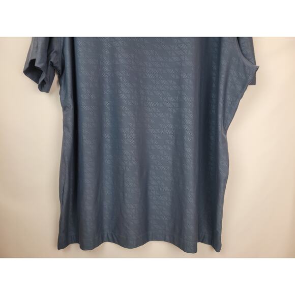 Nike Golf Tour Performance Dri-Fit Geometric Polo Shirt Men's Blue XXL - Picture 7 of 9